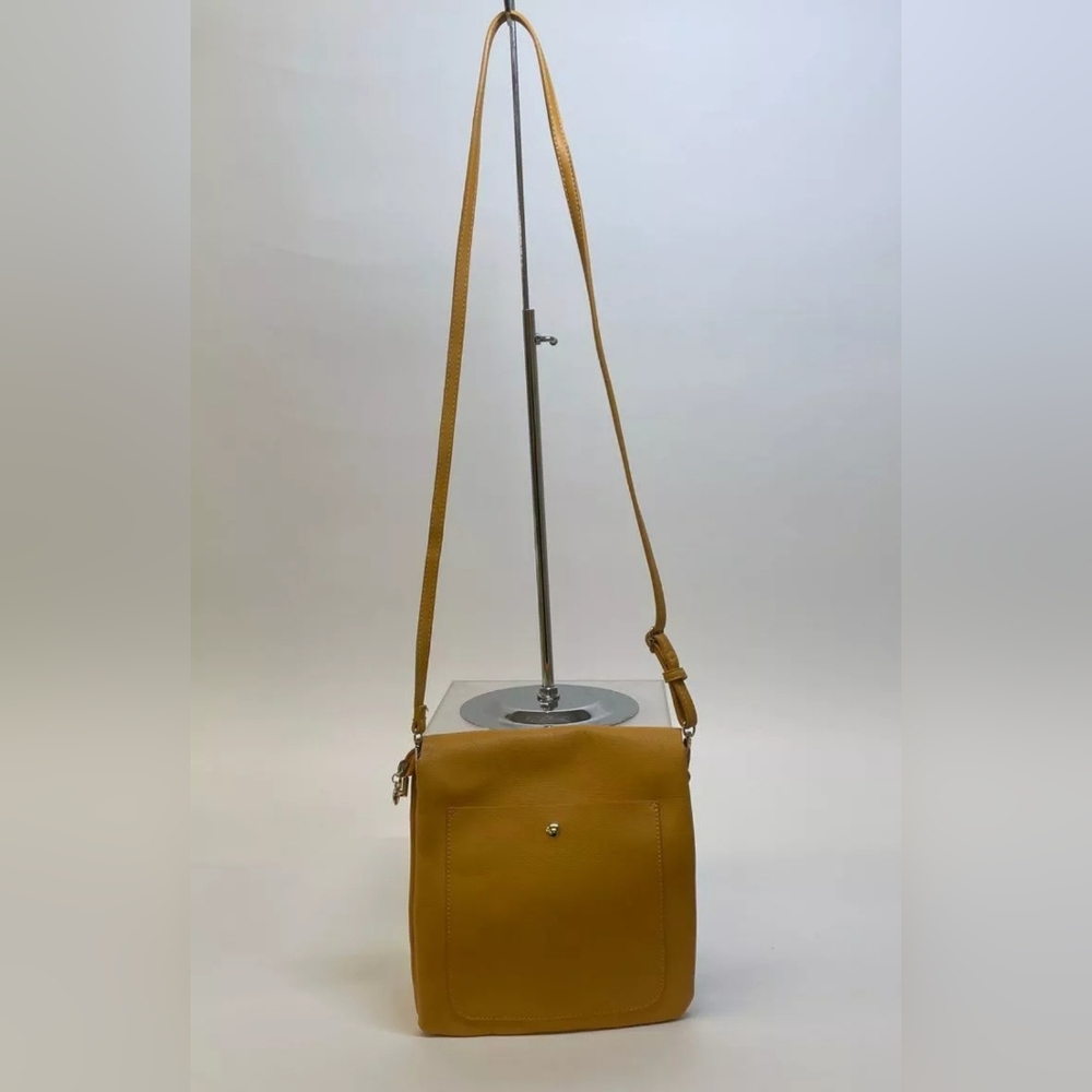 Michael Kors MK Designer Yellow Cross Body Bag purse - Picture 3 of 11